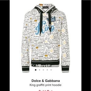 BOGO.NEW DOLCE&GABBANA “KINGS MILLINIALS”tracksuit